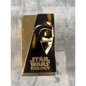 Star Wars Trilogy Special Edition VHS Gold Box Set THX Digitally Mastered Tapes